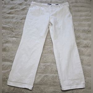 Gloria Vanderbilt Women's White Boyfriend Jeans